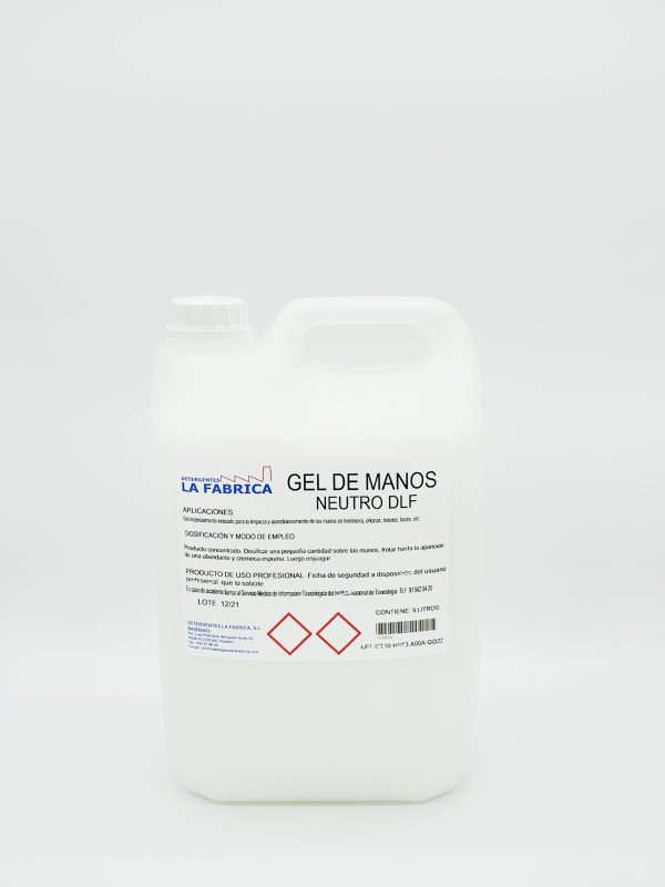 GEL DE MANOS NEUTRO DLF