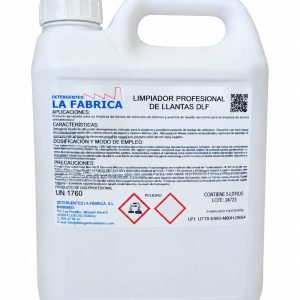 LIMPIADOR PROFESIONAL DE LLANTAS DLF PRODUCTO TÉCNICO ÁCIDO DE USO PROFESIONAL