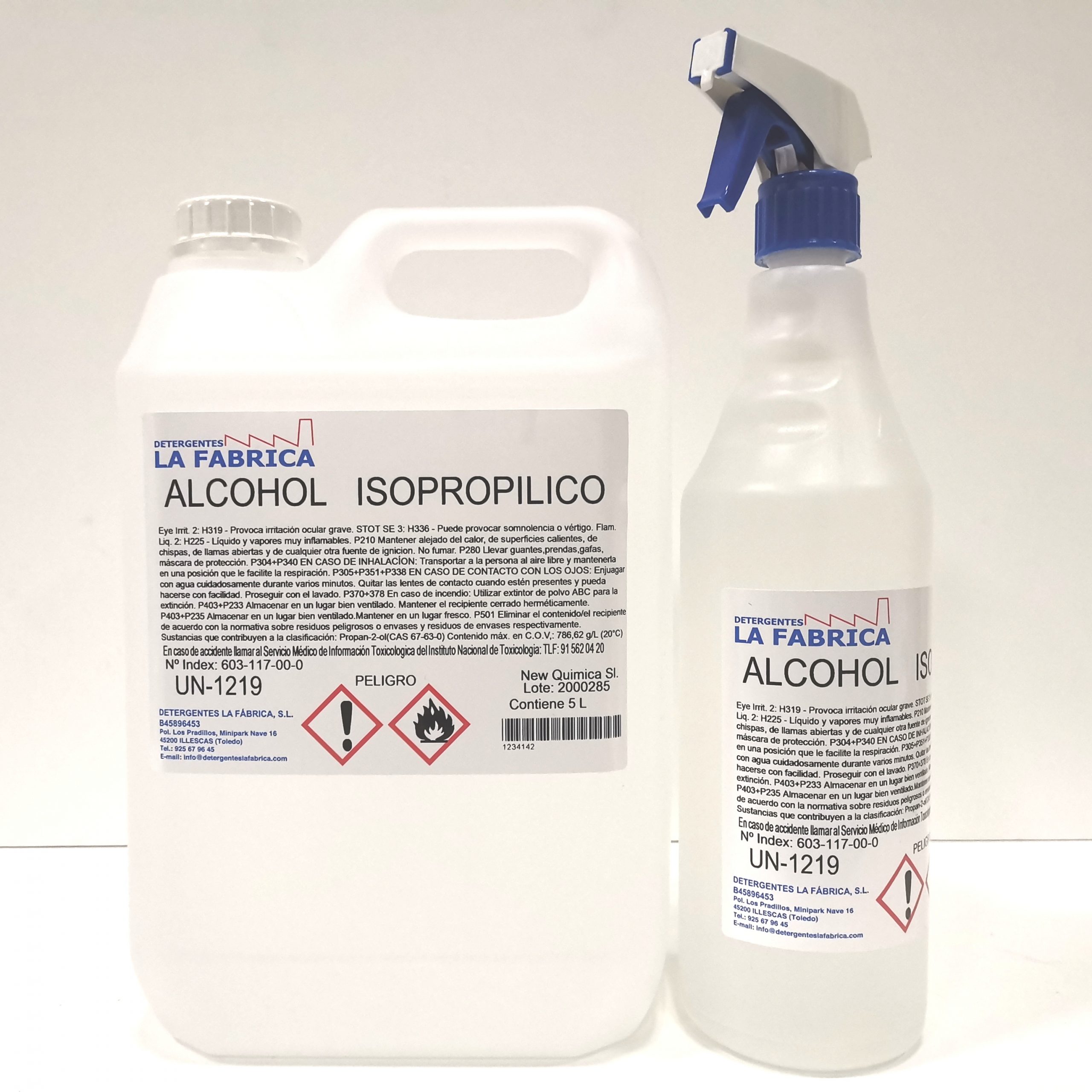 Alcohol Isopropílico Puro - Detergentes La Fábrica