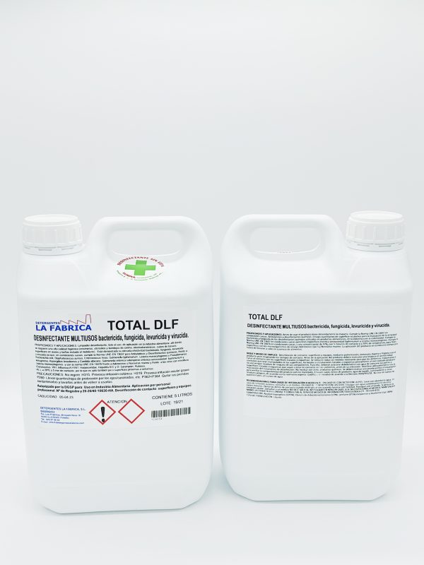 Desinfectante Multiusos Para Todo Tipo de Superficies TOTAL DLF (Virucida, Bactericida, Fungicida y Levuricida)