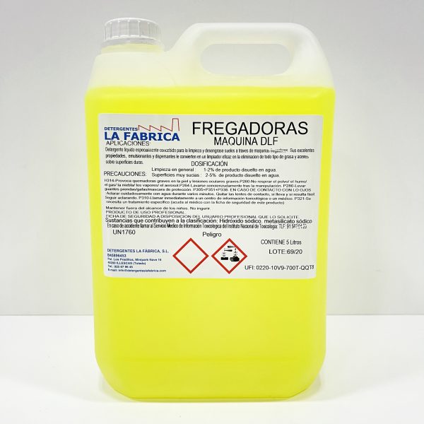 Detergente Para Fregadoras Desengrasante - Detergentes La Fábrica - detergenteslafabrica.com