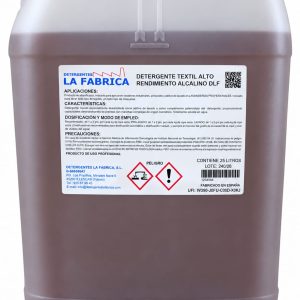 DETERGENTE TEXTIL ALTO RENDIMIENTO ALCALINO DLF DETERGENTE LÍQUIDO CONCENTRADO PARA EL LAVADO DE ROPA - LAVANDERÍA INDUSTRIAL
