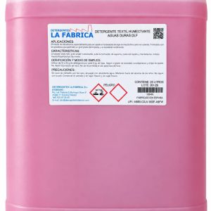 DETERGENTE TEXTIL HUMECTANTE AGUAS DURAS DLF DETERGENTE LÍQUIDO HUMECTANTE PARA EL LAVADO DE ROPA - LAVANDERÍA INDUSTRIAL Y AUTOSERVICIO
