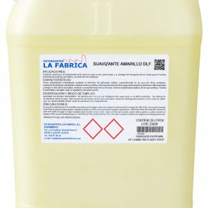 SUAVIZANTE AMARILLO DLF SUAVIZANTE TEXTIL INDUSTRIAL CONCENTRADO - LAVANDERÍA INDUSTRIAL Y AUTOSERVICIO