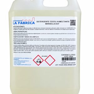 DETERGENTE TEXTIL HUMECTANTE MARSELLA DLF DETERGENTE LÍQUIDO HUMECTANTE PARA EL LAVADO DE ROPA